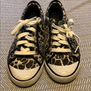 Leopard coach sneakers